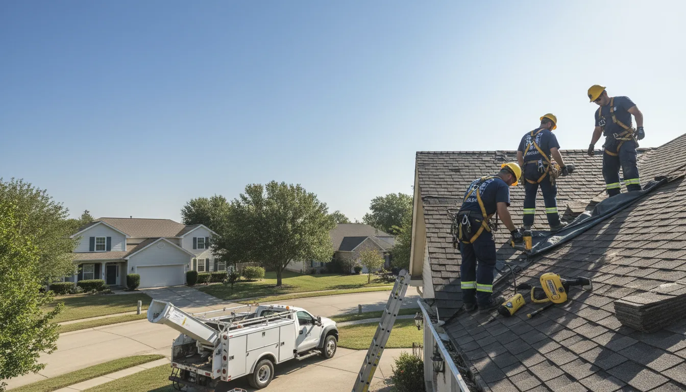 Emergency Roof Repair in Le Roy, IL near me